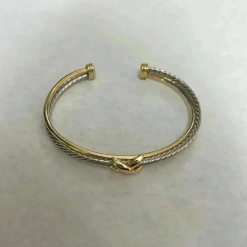 Elegant Gold and Silver Women's Bracelet